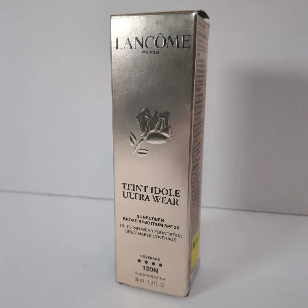 LANCOME TEINT IDOLE ULTRA WEAR‎ 24HR WEAR FOUNDATION SPF 25 Shade 120N Exp 01/28